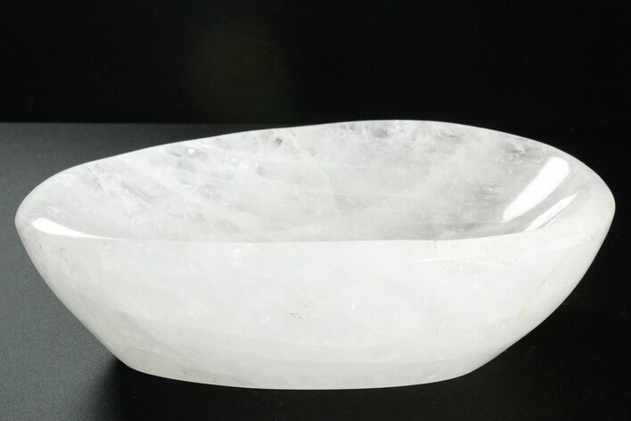 Polished Clear Quartz Bowl - Madagascar #355307